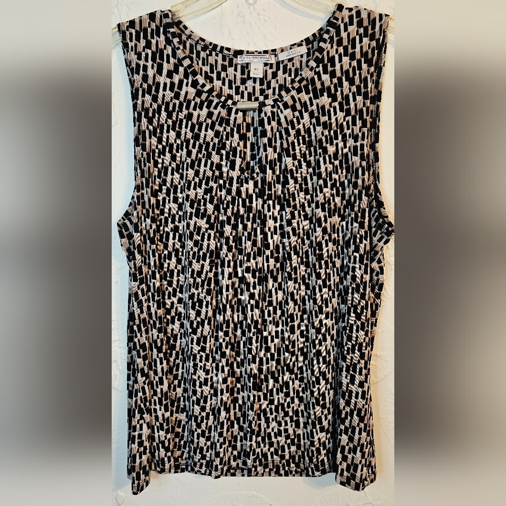 Dana Buchman Travel Anywhere Keyhole Tank With Gold Accent